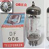 DF906 ,directly heated triode, <>, made in Germany!