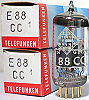 E88CC=6922~CCa E188CC,ECC88,7308,6n11,CV2492,<>,1960s!Germany,OB