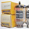 Mullard ECC82=12AU7  =CV4003 ,1960s ,UK made!philips/Valvo logo