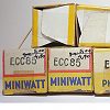 Philips MiniWatt 6AQ8=ECC85 ; 1960s Holland made,Adzam logo
